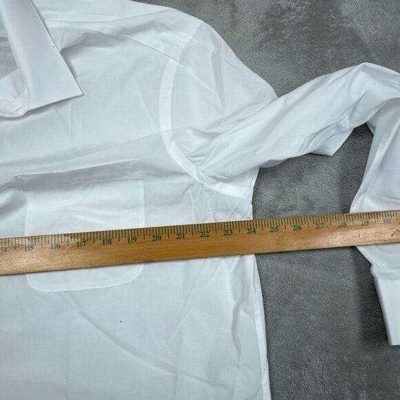 Calvin Klein White Active Performance Stretch Shirt Regular Fit L a0752 - Picture 5 of 8